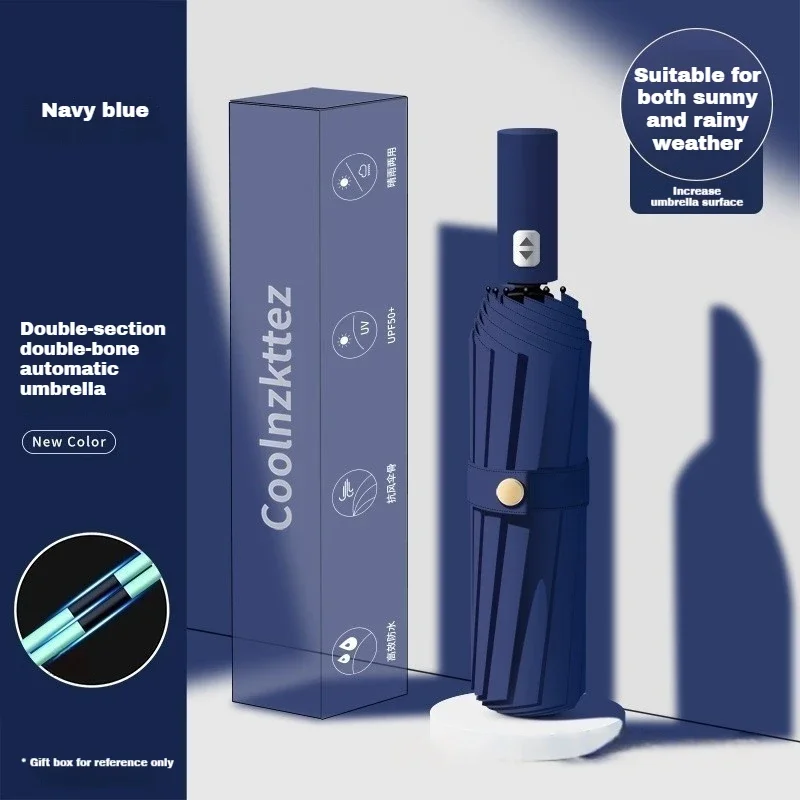 

МURALON Автоматический складной зонт, 72 рёбер, для защиты от солнца и дождя