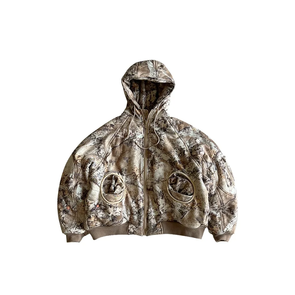 NIGO ветки камуфляжная мужская хлопковая куртка с капюшоном зимний дизайн High Street