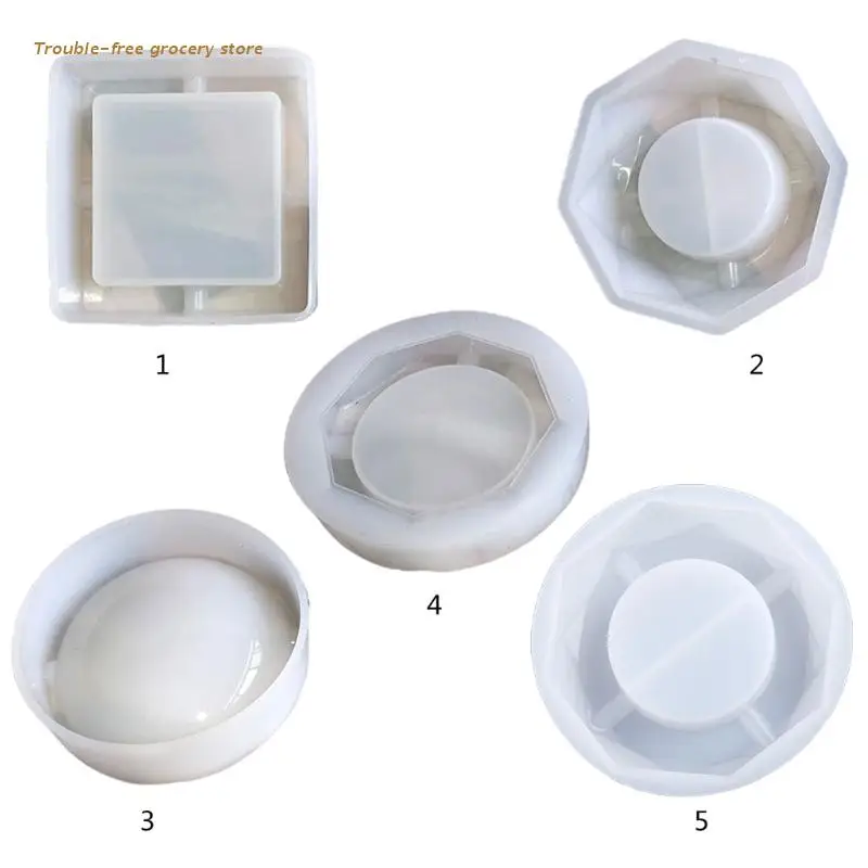 

Round Square Rhombus Polygon Ashtray Casting Mold UV Crystal Epoxy Resin Mold