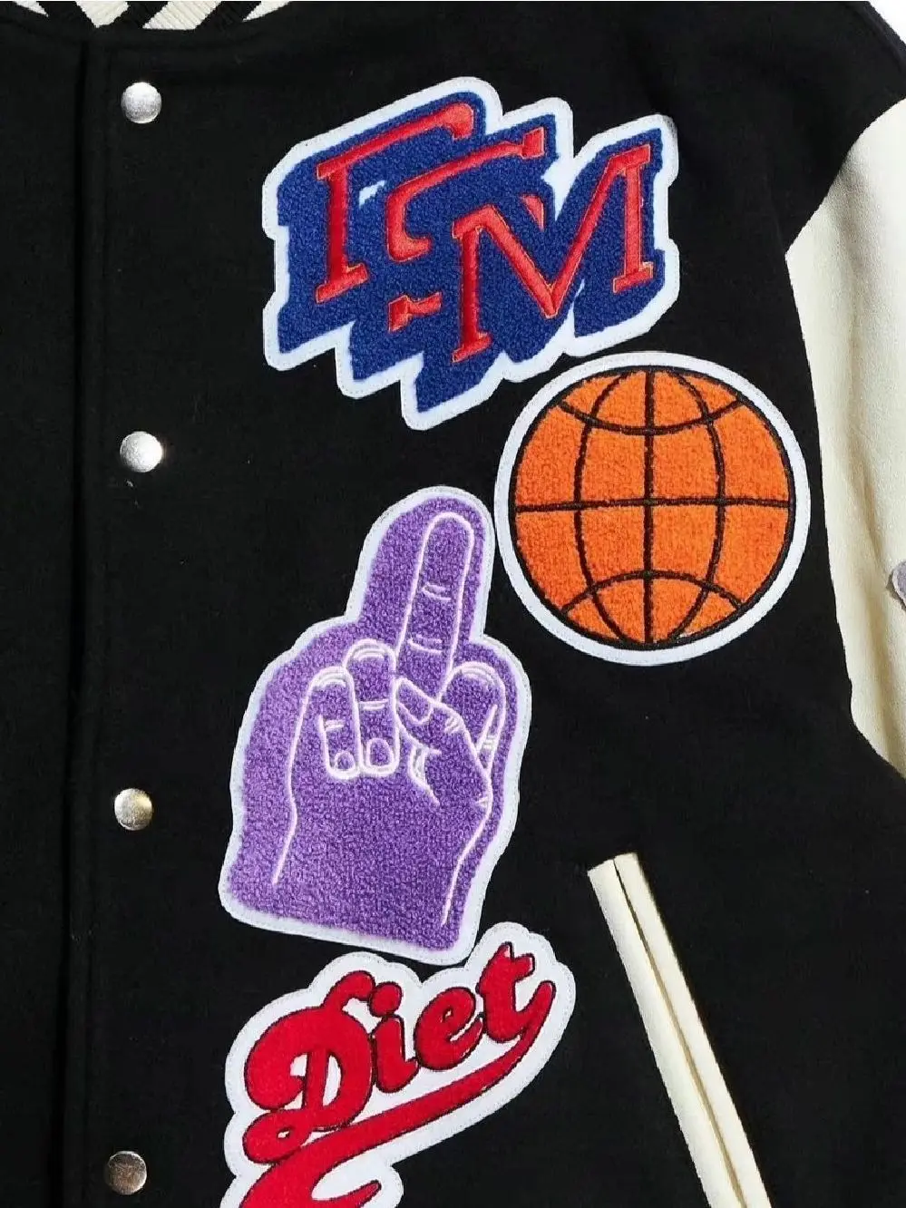 Американская осенне-зимняя стеганая новая свободная бейсбольная униформа в