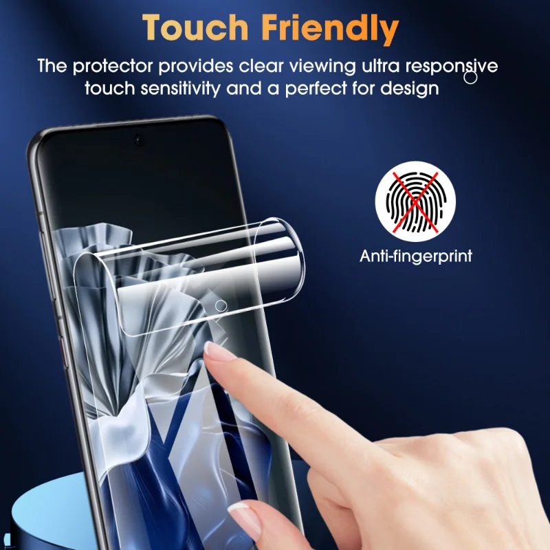 4PCS Full Cover Protective Film for Huawei P60 P6o Pro Art Hydrogel Films Soft Screen Protector for Huawei P60 P60Pro HD Film
