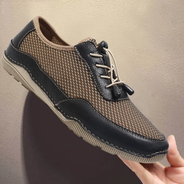 Men's Casual Shoes Leather Breathable 