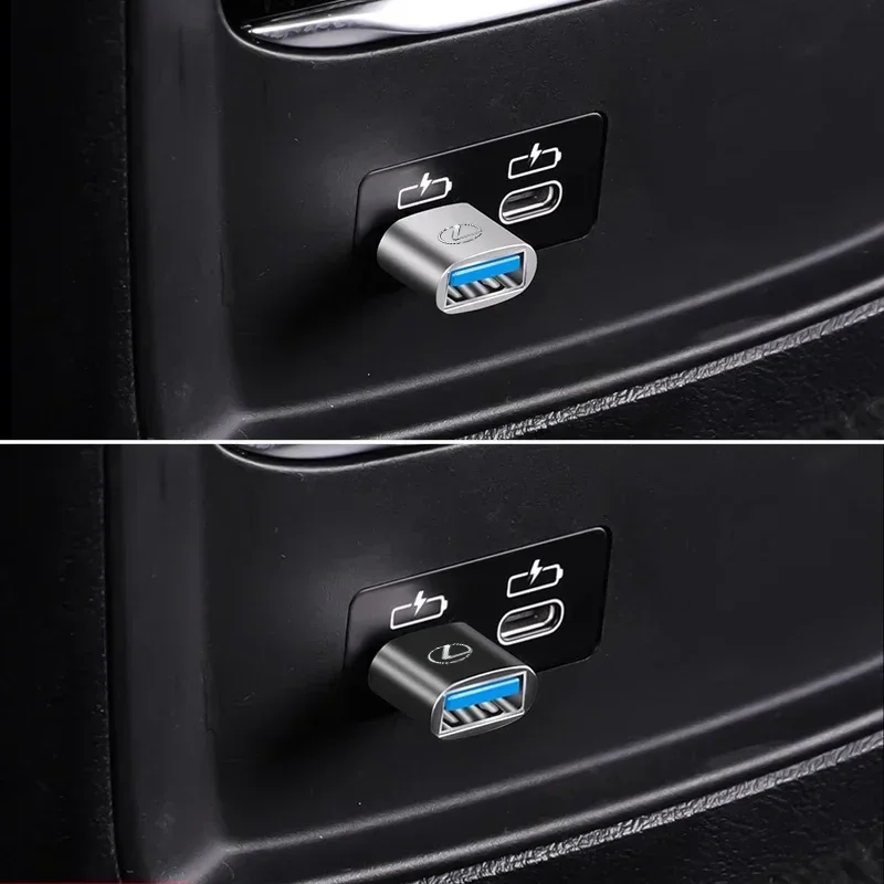 Фото Автомобильный интерфейс Type-C к USB 3.0, мини-конвертер, зарядный адаптер для Lexus ES300 RX330 RX300 GS300 IS250 IS200 CT200h IS300 NX RX №1