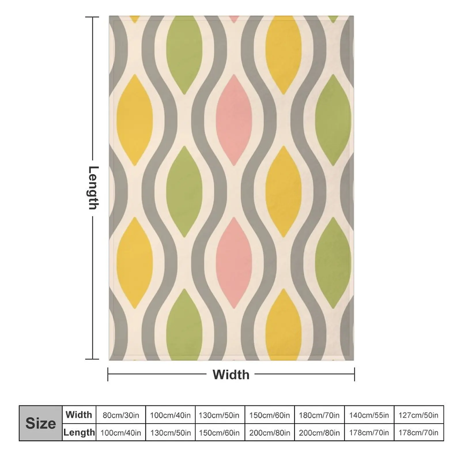 Красочное одеяло с рисунком Ogee 952 декоративные кровати тепловые Детские