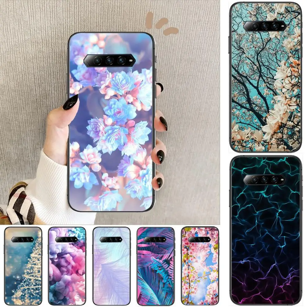 

HD-newest floral arrangement Phone Case For xiaomi redmi Black Shark 4 Pro 2 3 3s Cases Helo Black Cover Silicone Back Prett min