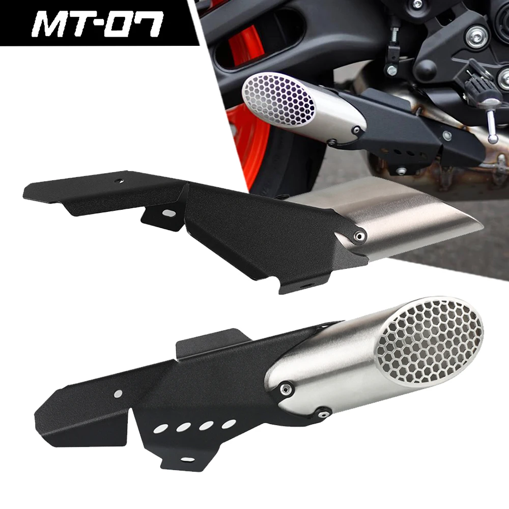For YAMAHA XSR700 2015-2021 XSR 700 XTribute 2018-2021 Motorcycle Exhaust Pipe Muffler Pipe Cover MT-07 Moto Cage 2015 2016 2017