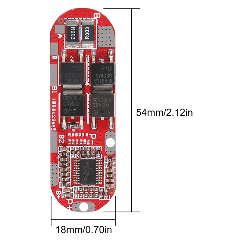5 шт. BMS 5S 21 в 18650 Защитная плата литий-ионной литиевой батареи PCM полимерная