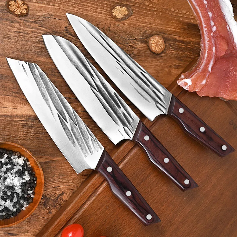 Кухонные ножи мясницкий нож мясника нарезка рыбы овощей для обвалки из