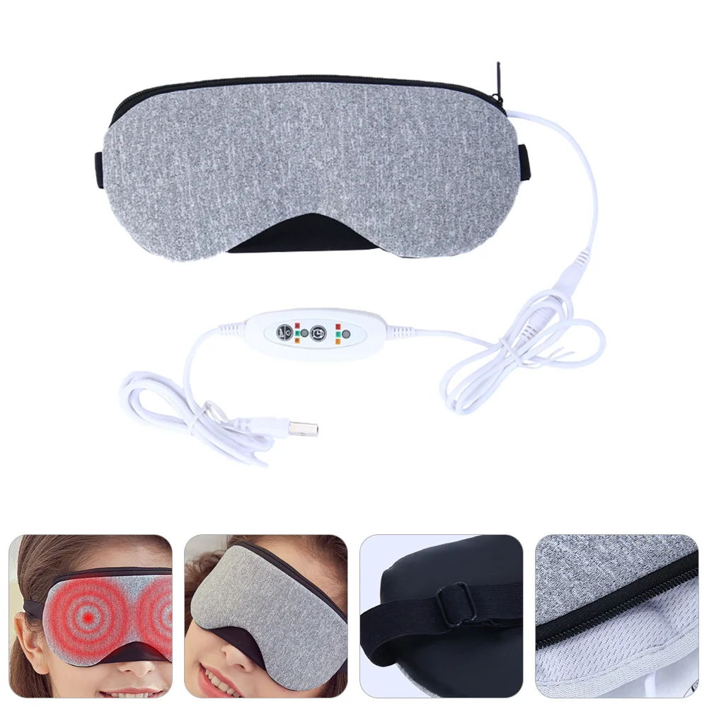 

Charging Eye Mask Eye Massagers Eyes Heating Pad Electric Sleeping Shade Cotton Warm Eye Compress USB Eyes Patch Travel