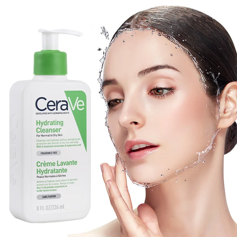 

Увлажняющее очищающее средство для лица CeraVe, увлажняющий не вспенивающий крем для лица, керамиды с гиалуроновой кислотой, крем для гладкого...