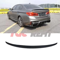 for bmw 5 series g30 g38 3d style real carbon fiber rear tail wing trunk lip spoiler car products exterior parts