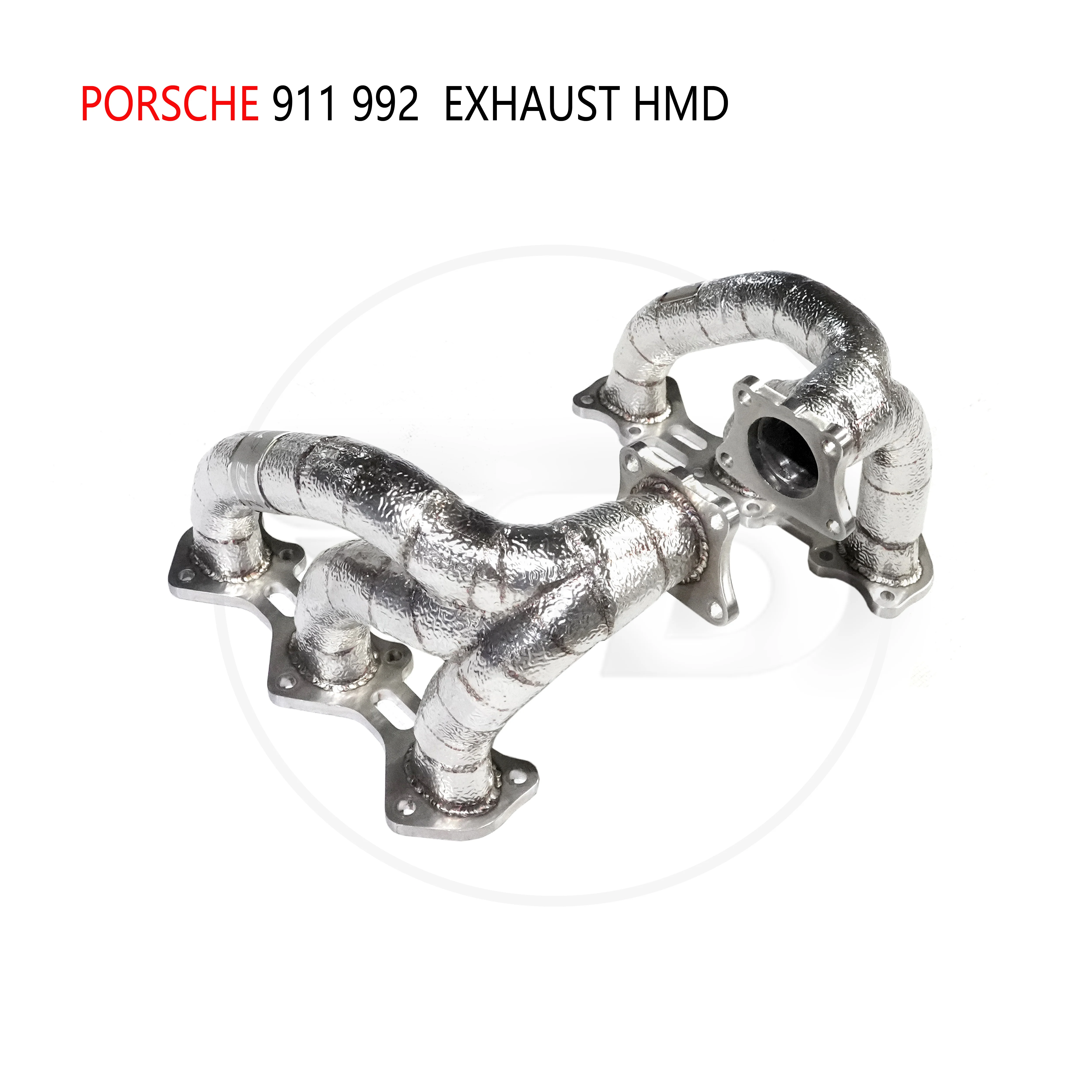 

HMD Exhaust Manifold High Flow Downpipe for Porsche 911 992 Car Accessories With Catalytic Converter Header Catless Pipe