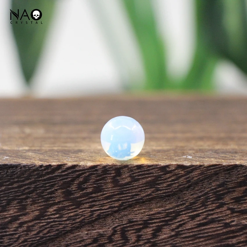 10 мм мини-набор хрустальных шариков, искусственный опал, круглые бусины без отверстий, натуральные драгоценные камни, сфера, Декор, искусственный минеральный образец