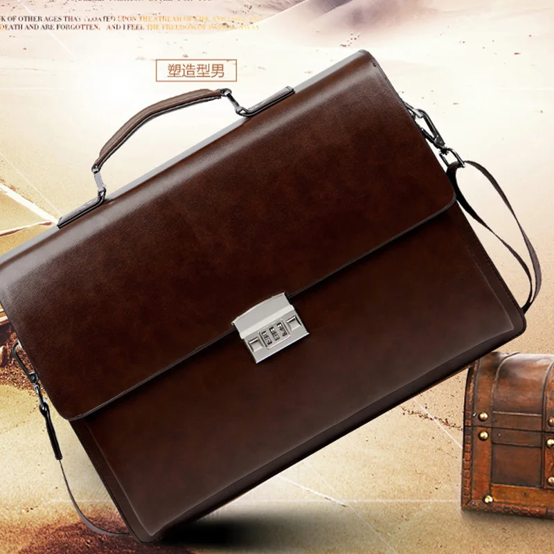 Leather Bag for Men Luxury Brand Women's Bags Executive Briefcase Man Suitcase Laptop Men's Handbag Business Tote sacoches