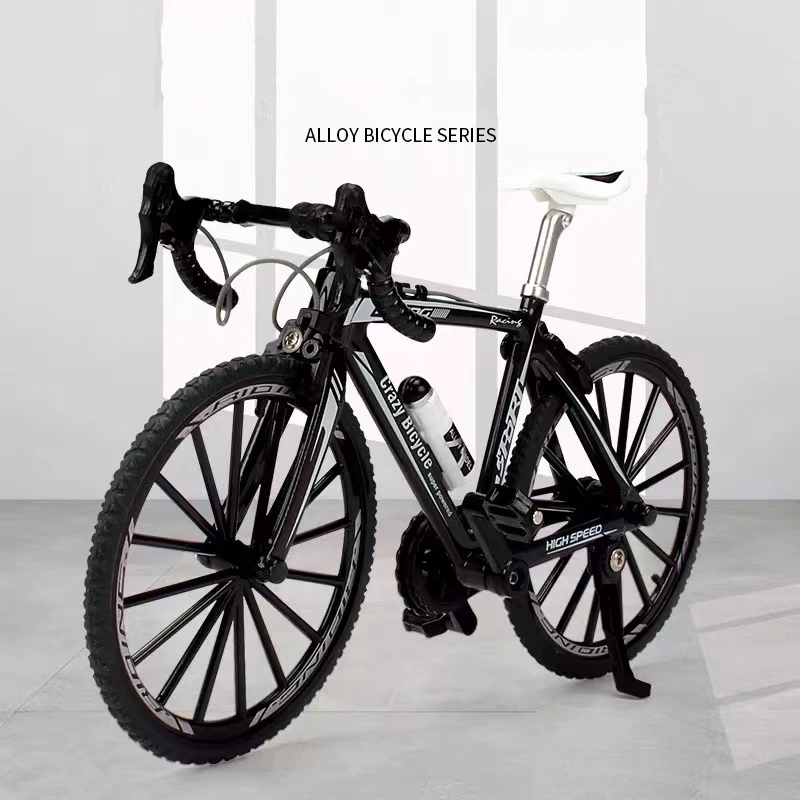 1:10 Мини-пальцевый Горный Велосипед Металлическая Литая Модель Под Давлением