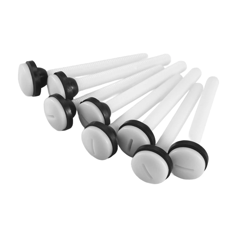 SEWS-8 Упаковка Пластиковые болты для унитаза M10 Бак чаши Комплекты ремонта в ванной