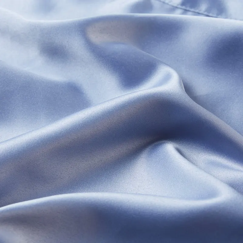 YUXINBRIDAL 2020 dusty blue Women Long Matt Satin Lace Robes Bridal Kimono Bride Robes Bridesmaid Robes Wedding Party Sleepwear