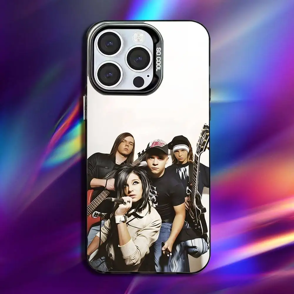 Чехол для телефона Tom Bill Kaulitz Tokio Hotel для iPhone 16,15,14,13,12,11, Pro, Max, Plus, Mini, XS, SE, черный матовый жесткий бампер с защитой от падения (art.: 3920cfd00306e) - 3920cfd00306e