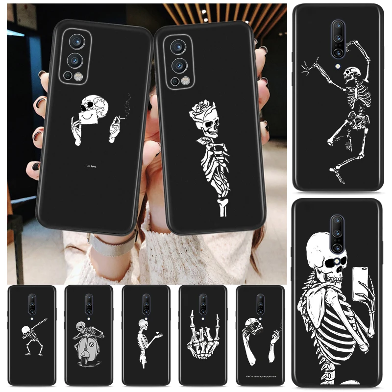 

Забавный Ужасный Череп для OnePlus 9 9R Nord CE 2 N10 N100 8T 7T 6T 5T 8 7 6 Pro