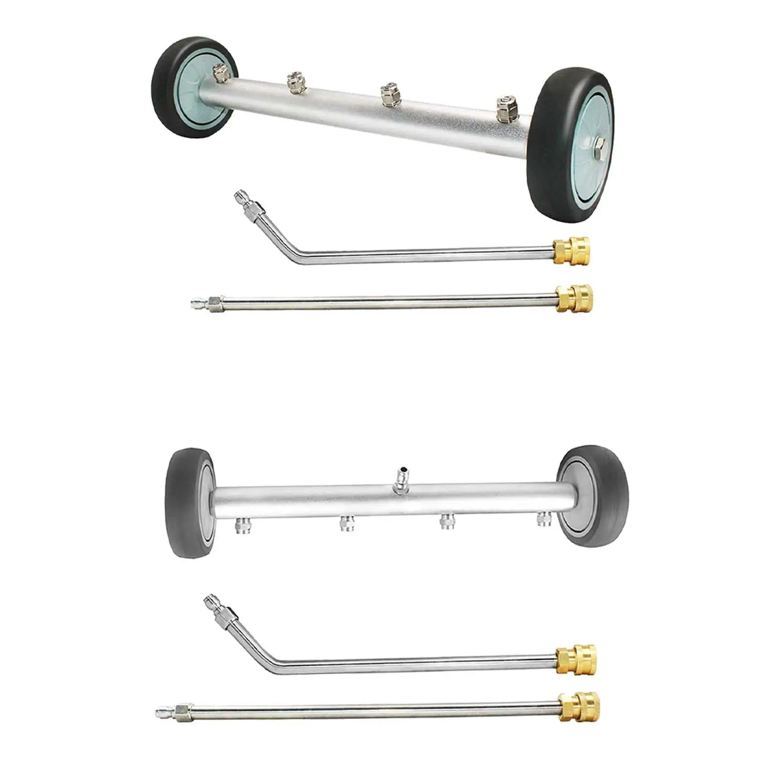 2 in 1 Pressure Washer Undercarriage Cleaner Water Broom 400