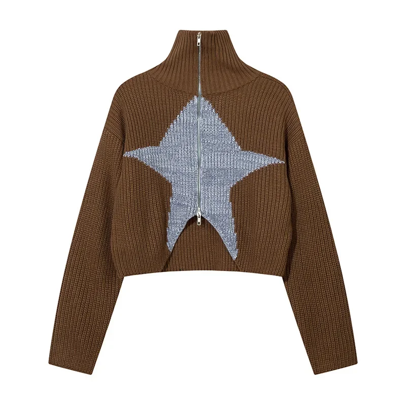 Yprs Мужская одежда в американском стиле винтажный дизайн укороченный кардиган со