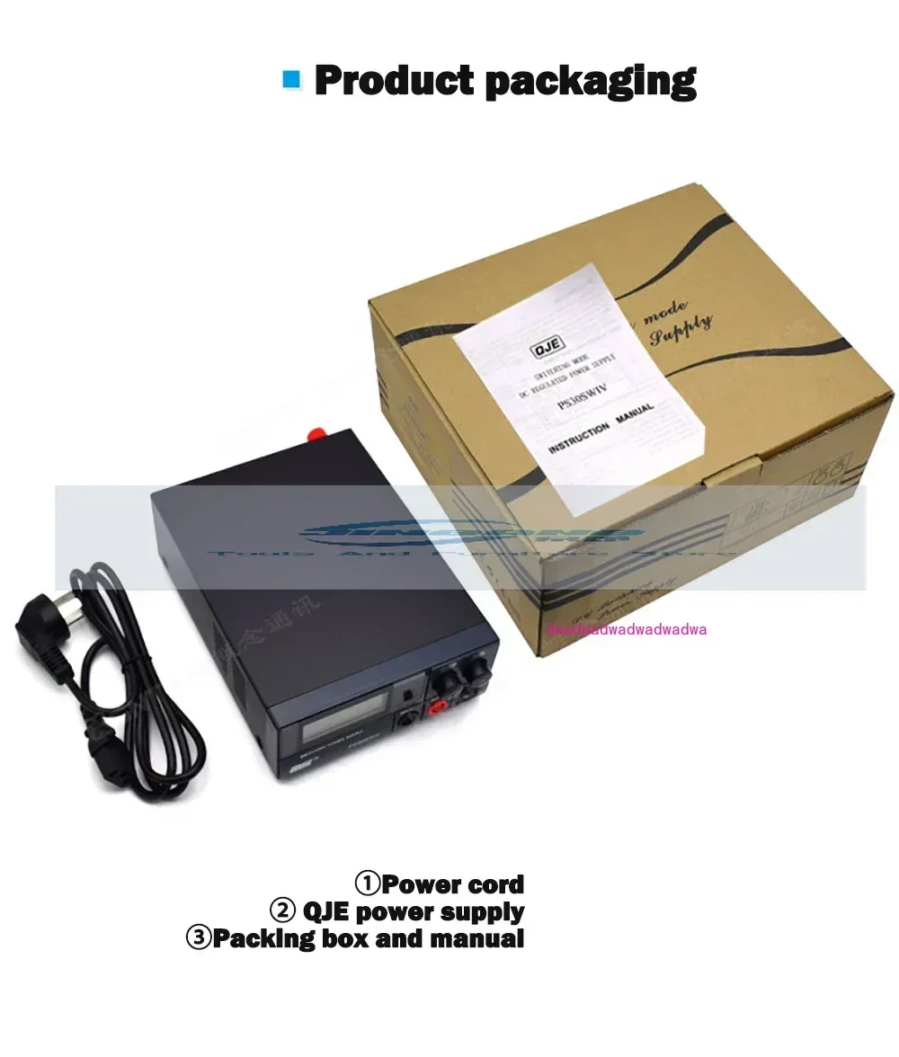 QJE PS30SWIV Источник питания 13 8 В 30 А Регулируемый линейный источник Стабильный