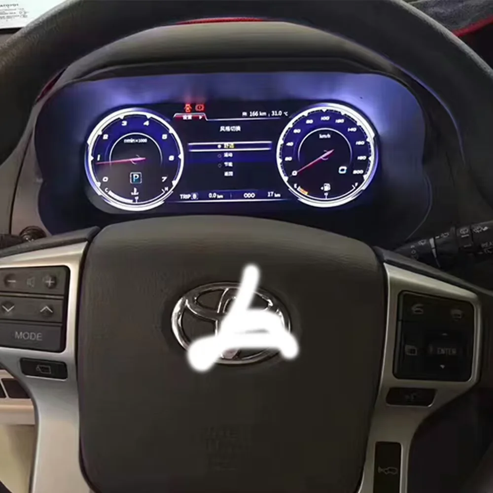 Цифровой ЖК-кластер для TOYOTA LAND CRUISER Prado 150 2010 2011 2012 2013 2014 2015 2016 2017 2018 2019-2021 Панель