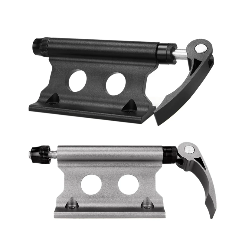 

2 Pcs Bike Fork Mount Bicycle Truck Bed Roof Bike Rack Fork Mount Block Truck Mount For MTB Road Bike Black & Silver