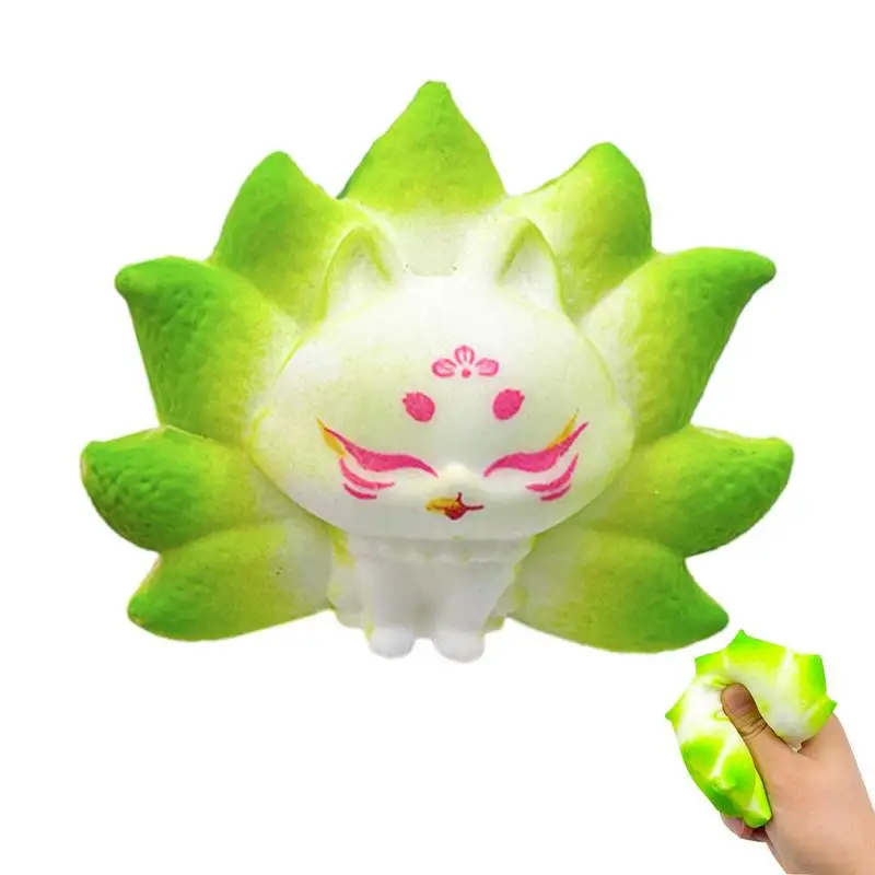 

Cute Squishy Kawaii Mini Nine Tail Stress Relief Sensory Toy Squish Funny Squeeze Kids Adults Toys