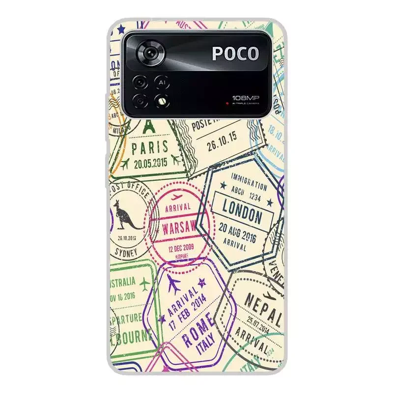 

NEW2023 Muchoygood case with --X4-PRO-5G silicone gel tpu case custom drawing design TRAVEL 007