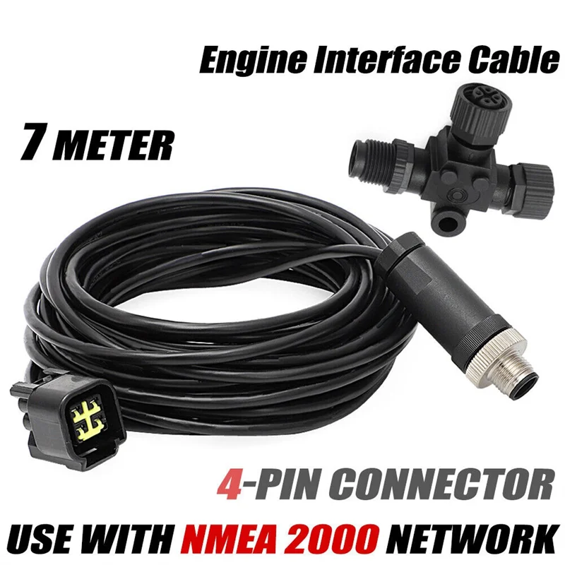 Для Lowrance и Simrad 000-0120-37 Интерфейсный кабель двигателя Yamaha NMEA 2000 7 м T