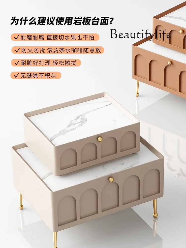 Прикроватная тумбочка в скандинавском стиле простой прикроватный шкаф для