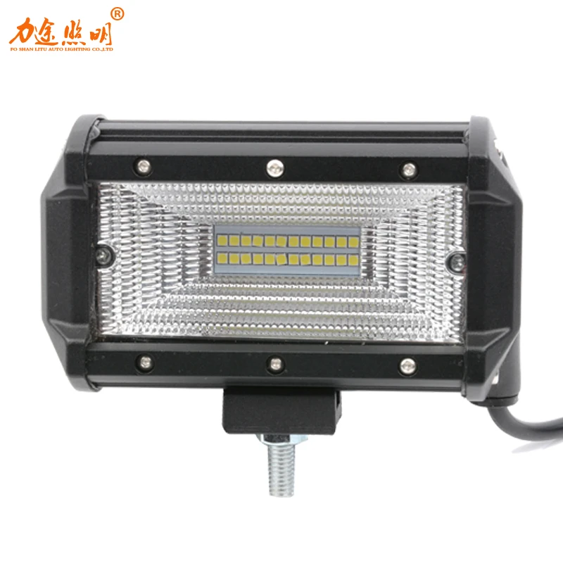 

72 Вт Автомобильные аксессуары, Рабочая панель, Автомобильный светодиодный прожектор, 5-дюймовый внедорожник, мотовездеход, внедорожник, Подвесная лампа