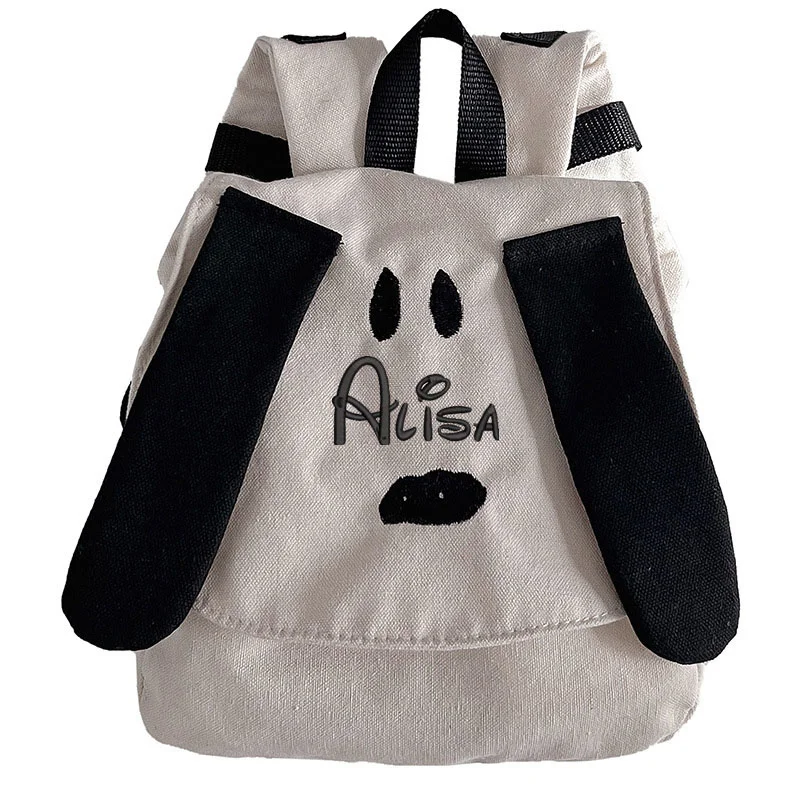 

Custom Name Kid Backpack, Baby Boys Girls Toddler Pre School Backpack Children Dog Backpacks Bags