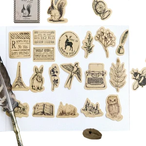 40 упаковокпартия, бумажные дневники ручной работы с животными