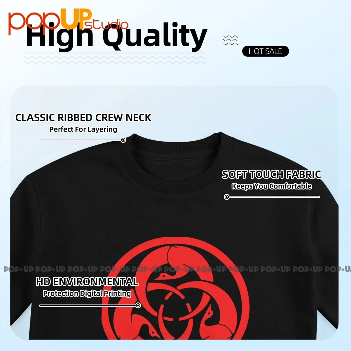 Свитшот в стиле хип-хоп с принтом призрачная собака пуловер Редкие повседневные