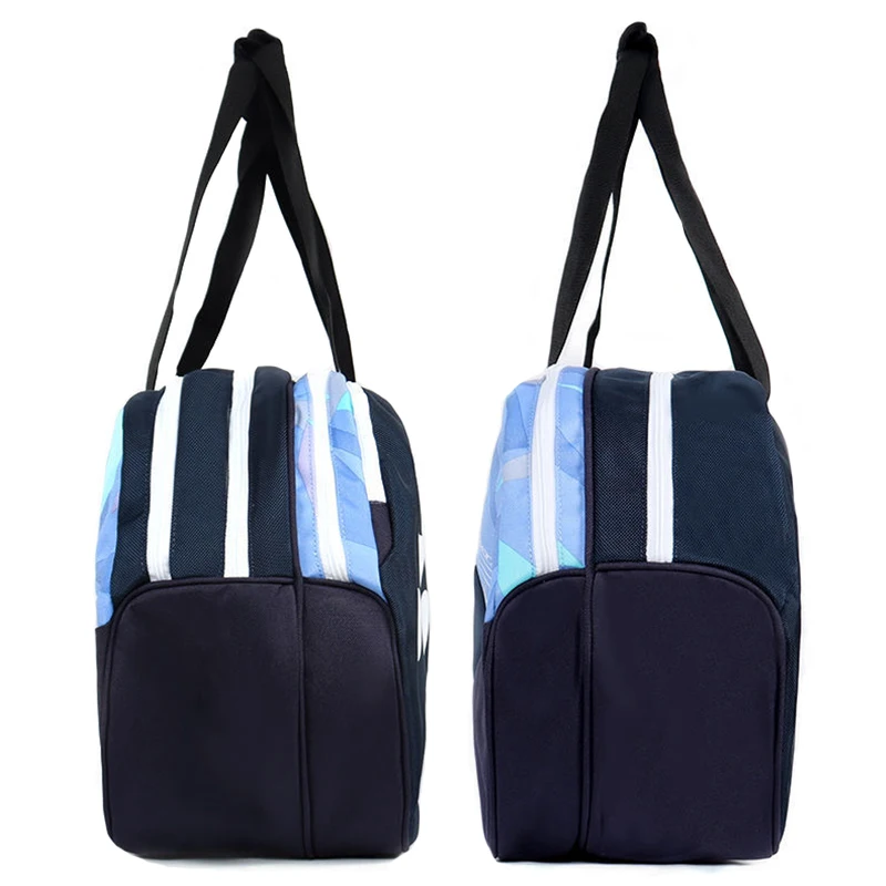 Tour Edition YONEX Badminton Racket Bag Large Collection Tournament Bag Shoe Storage Pocket Holds 2 Tennis Racquets Fine Blue