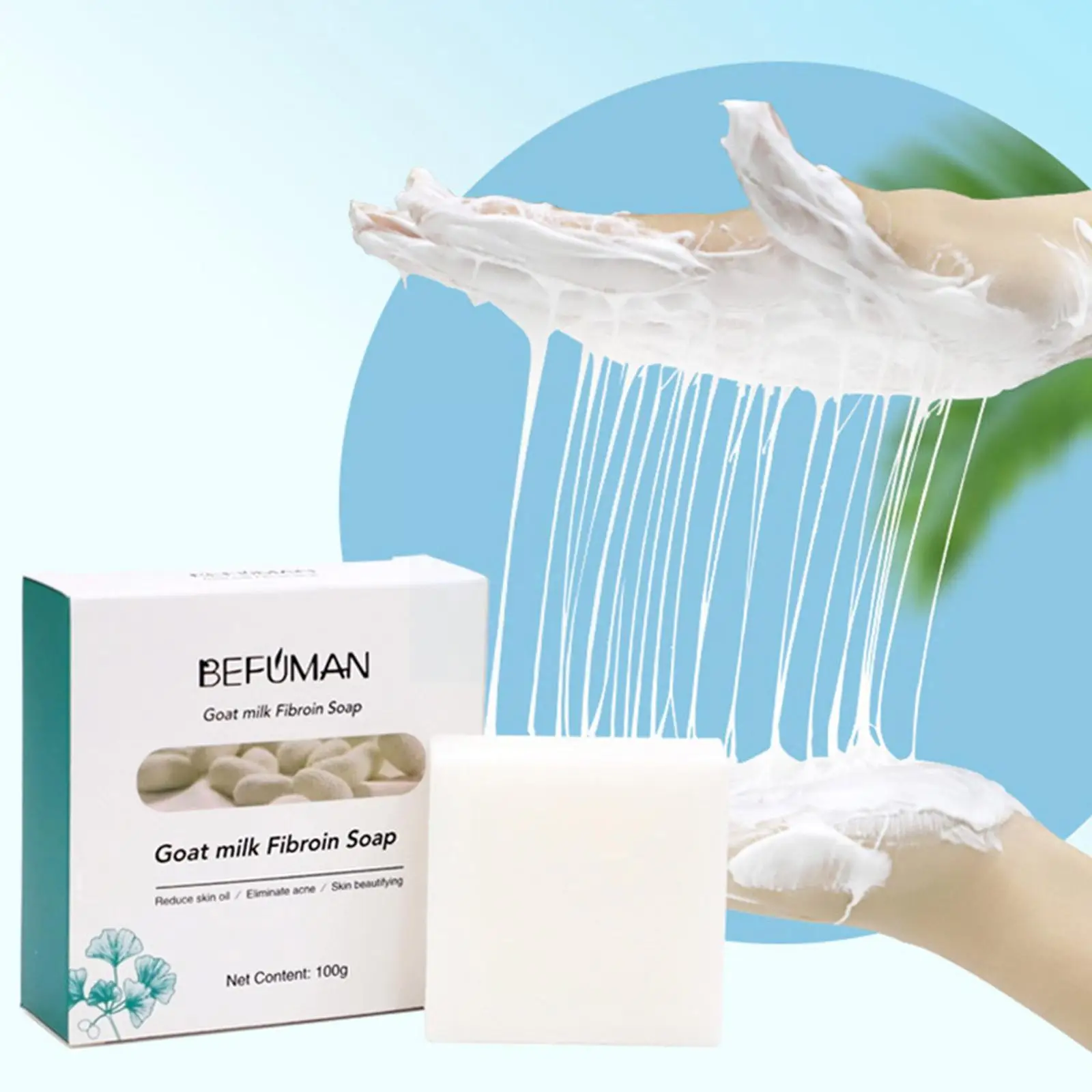 

100g Silk Protein Skin Repair Soap Clean And Perfect Soap Repair Skin Skin Protein Soap M9m8 An Care Soap Skin Protein Silk L2P4