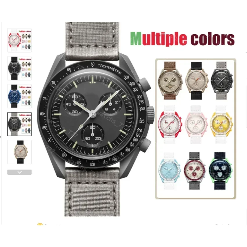 

Новинка, часы для пар, многофункциональные часы с пластиковой искусственной реальностью, мужские часы, женские деловые часы с хронографом, исследование искусственных планшетов