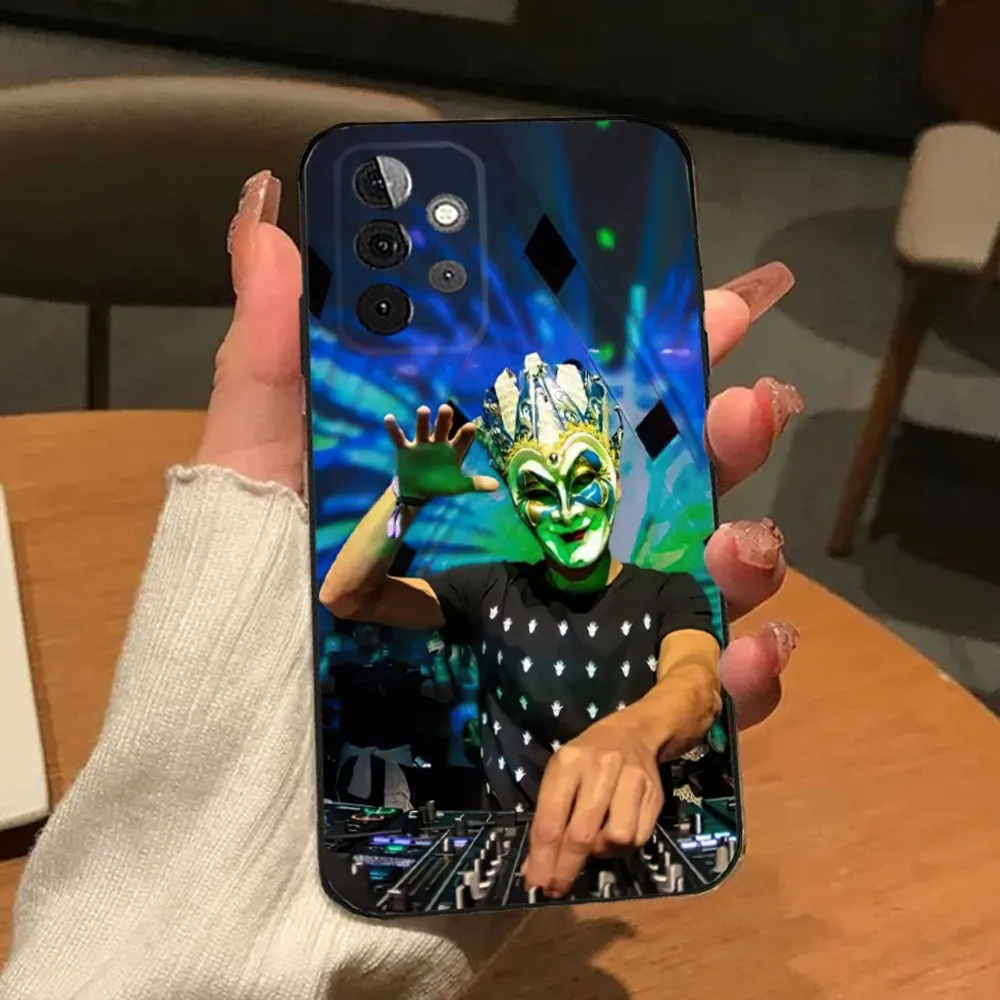 Чехол для телефона DJ Boris B-Brejcha Samsung Galaxy A91 A80 A73 A72 A53 A52 A32 A31 A22 A21s A20 мягкий черный