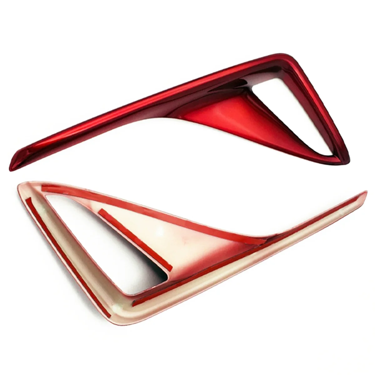 2 шт. красная накладка на заднюю противотуманную фару автомобиля рамка заднего