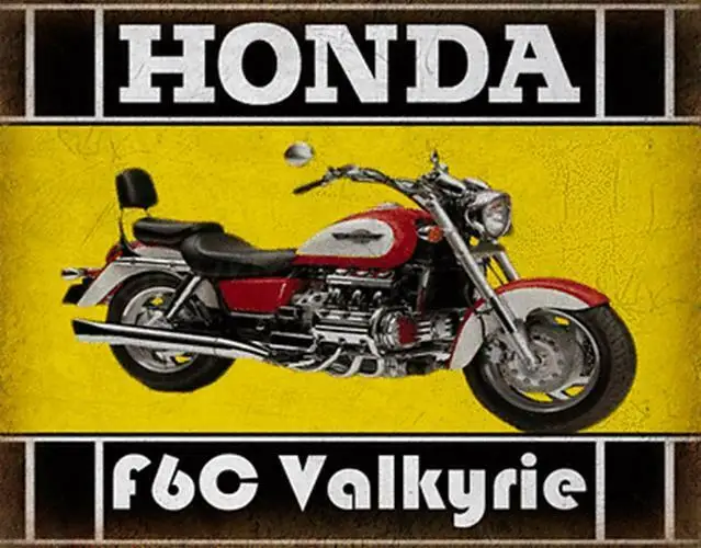 

HONDA F6C Valkyrie MOTORCYCLE METAL TIN SIGN POSTER WALL PLAQUE