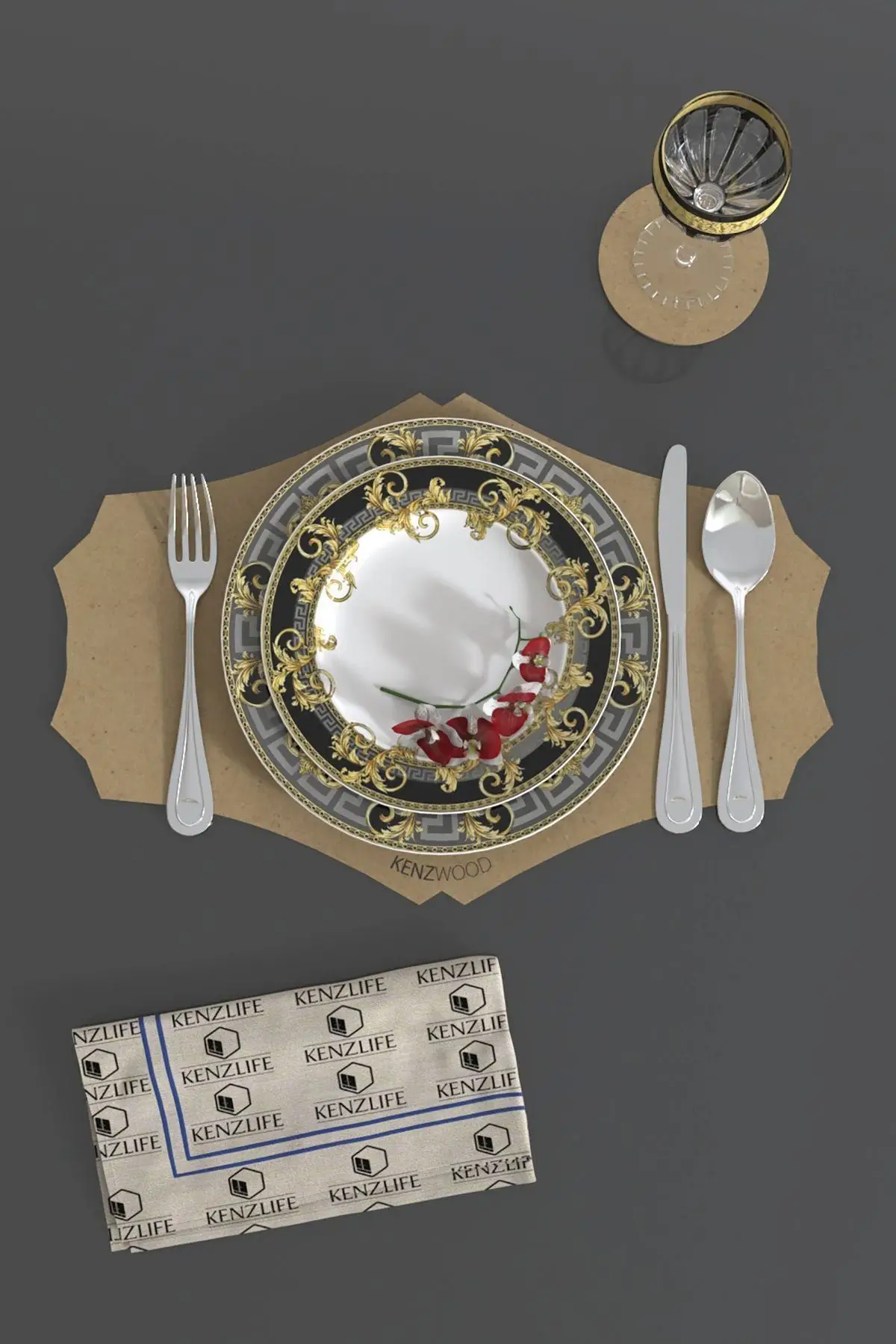 2 шт./компл. сплошной дизайн салфетки с Coaster Нескользящие настольные коврики для