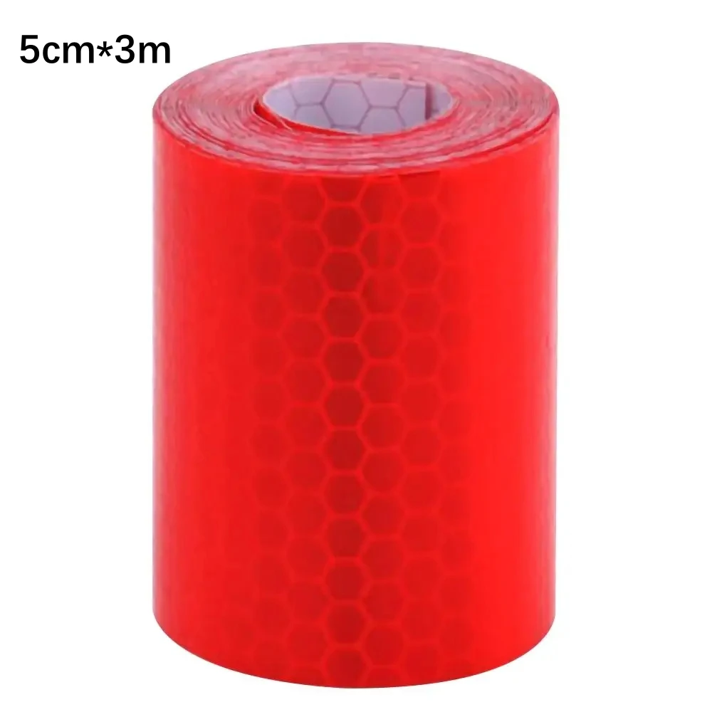 

3 м/1 м автомобильная светоотражающая лента, предупреждающая наклейка с предупреждением о безопасности, отражатель, защитная лента, пленка для грузовиков, авто наклейки для мотоциклов