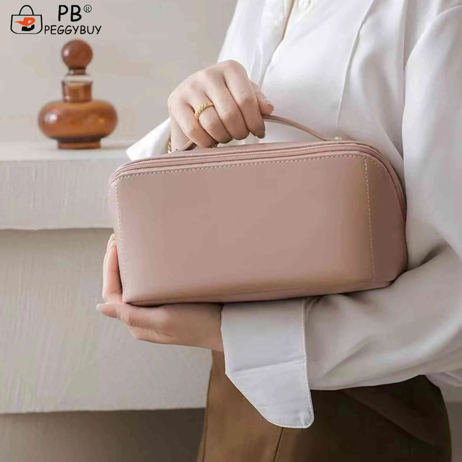 

Косметички-дорожный косметический кошелек для мелочи, органайзер, портативный косметичка на молнии для женщин, модные сумки из высококачес...