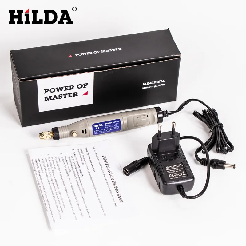 

Hilda 18 v little mini electric grinding micro punch cutting engraving drill speed electric grinding