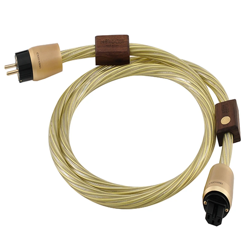 Золотистый Hi-Fi шнур питания Nordost Odin