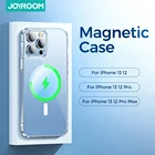 Магнитный чехол Joyroom для iPhone 13 Pro Max с поддержкой беспроводной зарядки, прозрачная задняя крышка для iPhone 13 12 Pro Max, Магнитный чехол