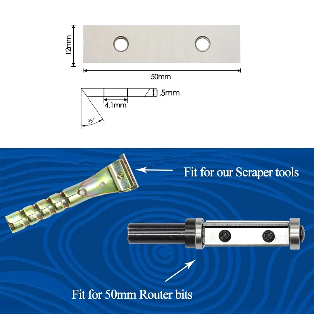 

Square Carbide Inserts Replacement Reversible 1.18inch 2 Edges For Woodworking 2 Holes Cutter Cutterheads Cutting Tool