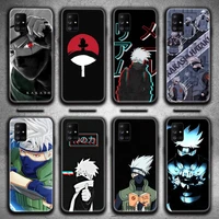naruto kakashi phone case for samsung galaxy a52 a21s a02s a12 a31 a81 a10 a30 a32 a50 a80 a71 a51 5g